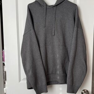 Banana Republic Heather Gray Supima Cotton Sweater